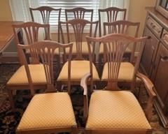 Sturdy set of dining chairs