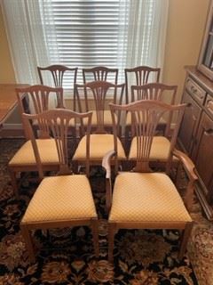 Sturdy set of dining chairs 