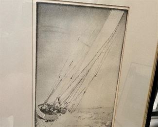 “Hard A’ Starboard” by Don Swann
Signed and numbered
