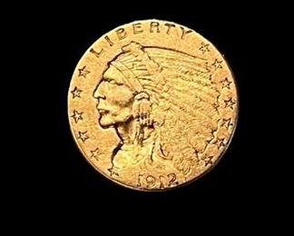 American 1912 2 1/2 Indian Head Dollar