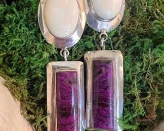 Designer Native American earrings