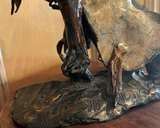 Gib Singleton “The Steer Wrestler” #1/25