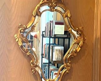Wood gilt mirror