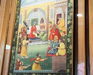 Very well framed Hindu Pischwai