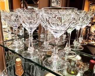 Set of (6) Baccarat goblets