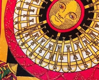 Hermes silk scarf