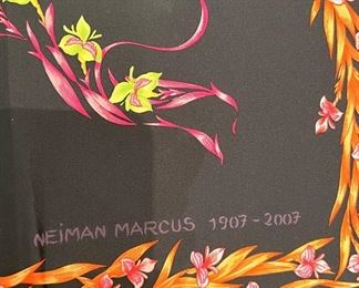 Neiman Marcus Hermes Centennial Celebration silk scarf