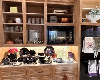 Set of vintage Mikasa black china