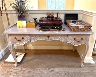 French style carved desk