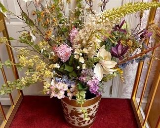 There are so many gorgeous silk flowers in this house.  We are selling them by the stem so you can make your own arrangement