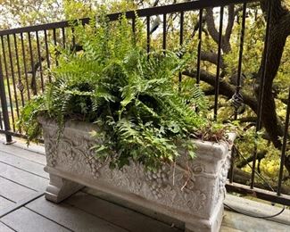 These are pictured in all the outdoor photos, but will NOT be for sale