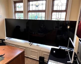 Pair of 2021 Sony Bravia 75” smart televisions