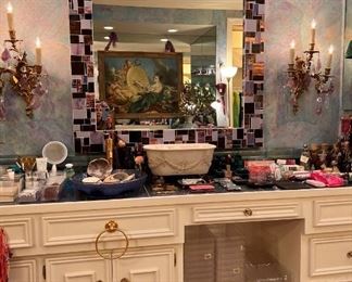 Custom tile mirror is for sale!