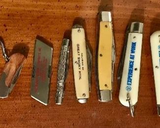 Pocket Knives and Belt Buckle 