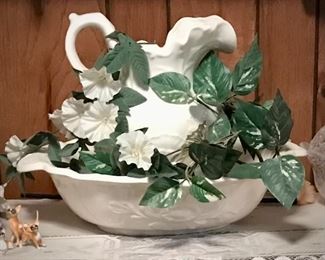 Pitcher and Wash Basin 