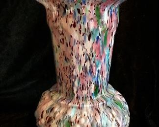 Hand Blown Glass Vase 