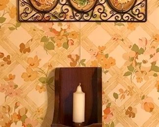 Wall Hanging and Sconce 
