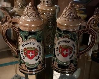 Stein Salt and Pepper Shakers 