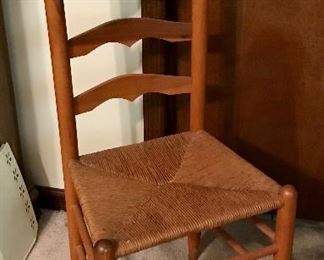 Ladder Back Rush Seat Chair 