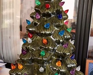 Vintage Ceramic Christmas Tree 