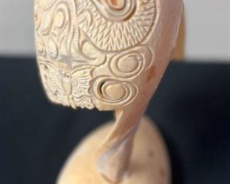 SJP029- Carved Seashell Decor