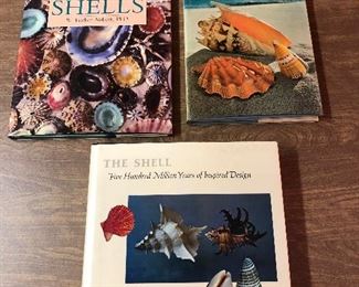 SJP087 Three Hardcover Seashell Guide Books