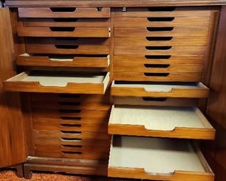 SJP157 - Rosewood Custom Built Display Cabinet #1