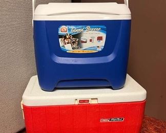 SJP191- Igloo & Coleman Coolers