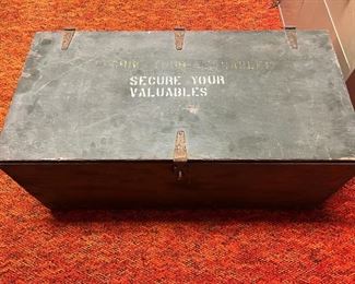 SJP243- Vintage Wooden Trunk