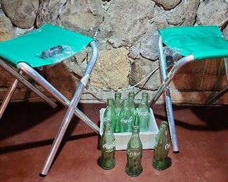 SJP247 - Pair Of Folding Camping Stools+