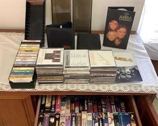 SJP511 Various CD’s, VHS & Cassette Tapes