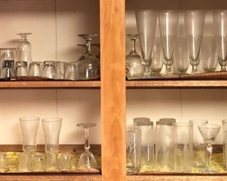 SJP515 - 49 PIECES OF GLASSWARE AND MORE