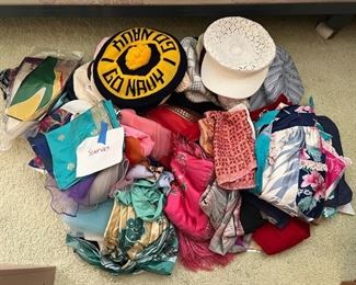 SJP559- Vintage Womens Scarves & Newsboy Hats