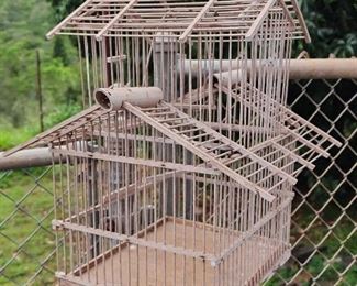SJP263 - Bamboo Birdcage