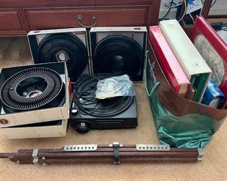 SJP647- Vintage Kodak Carousel & Carousel Slides