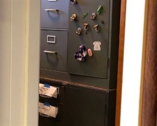 SJP664 - TWO METAL STORAGE CABINETS