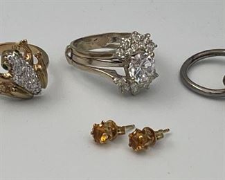 SJP896-Fine Set Of Rings And Earrings