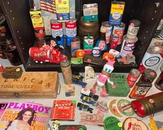 vintage playboy camel, pabst blue ribbon, lucky strike, and more 