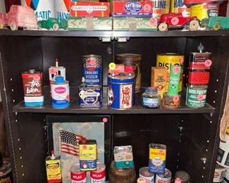 small toys oil cans tins and oilers 