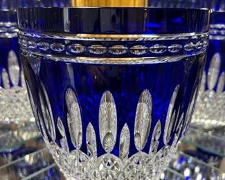 Waterford Crystal Cobalt Blue Clarendon Ice Bucket