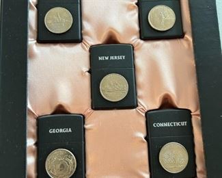 Zippo Lighter State Quarter Volume 1 Collection