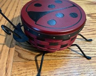 Longaberger Lady Bug Basket