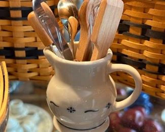 Miniature Pitcher with Utensils