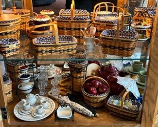 J.W. Collector Miniature Baskets and Collectibles