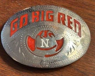 Vintage Nebraska Belt Buckle
