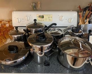 Pots and pans double boiler