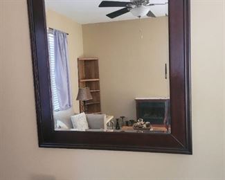 Good size, wall hung mirror