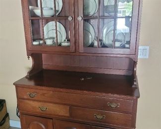 China cabinet, contents sold separately