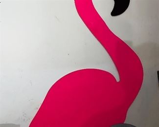 2021 Spanish Town pink flamingo. 
