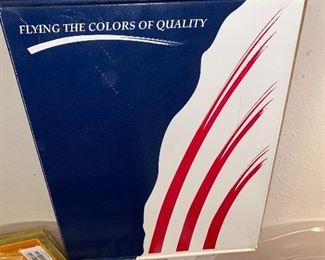 Brand new flag in box